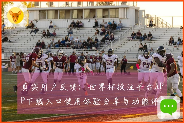 真实用户反馈：世界杯投注平台APP下载入口使用体验分享与功能评测
